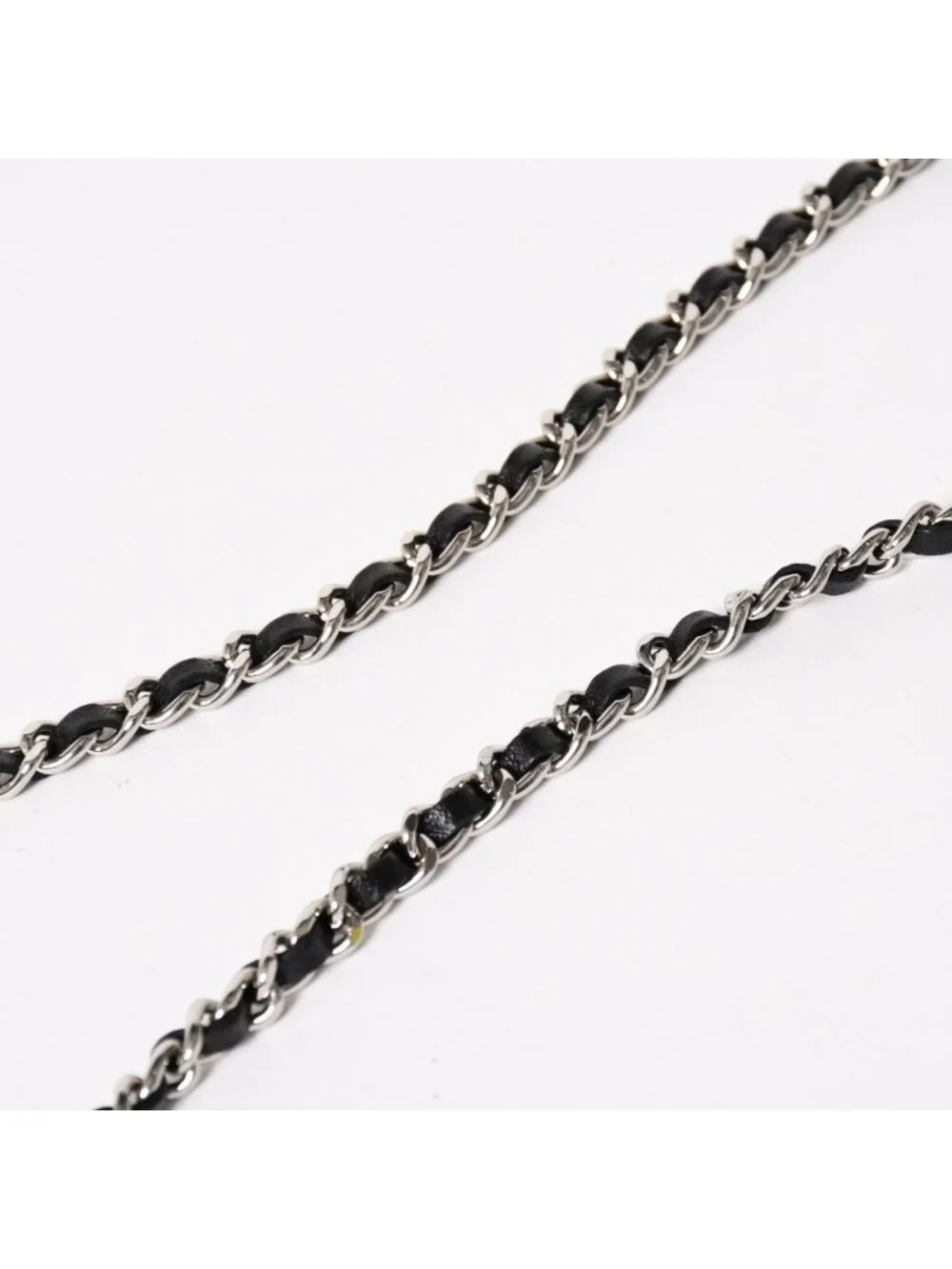 Chanel Chain Wallet on CC Logo Lambskin Black Silver Shoulder Bag